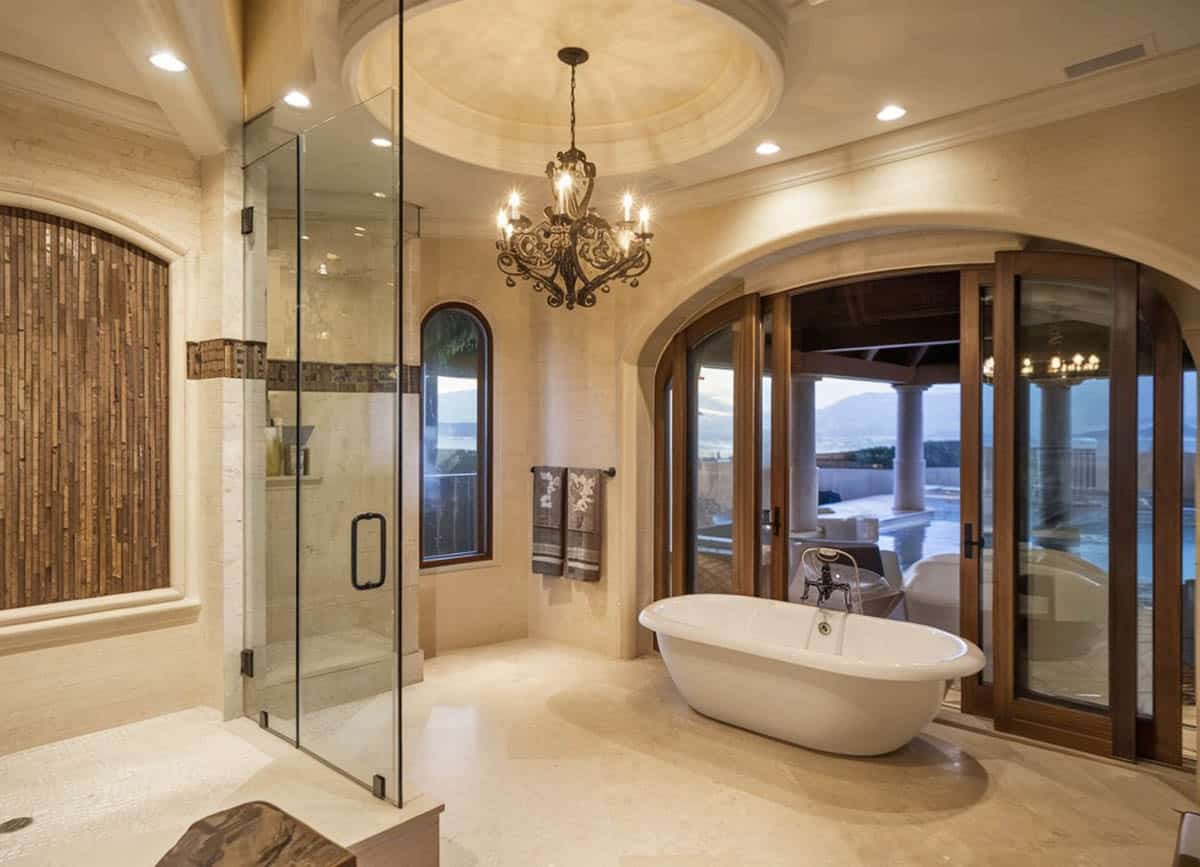 Luxury master bathroom suite