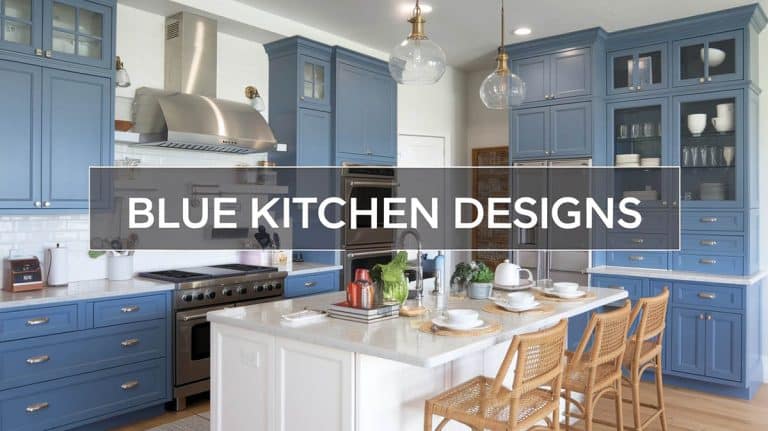 Designer Tips For Blue Kitchens (Ideas For Decor, Paint & Cabinets)