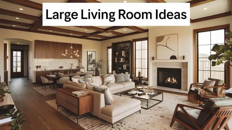 Beautiful Large Living Room Ideas (Formal & Casual Designs)