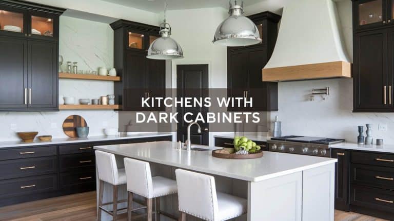 How to Style Kitchens with Dark Cabinets (Design Ideas)
