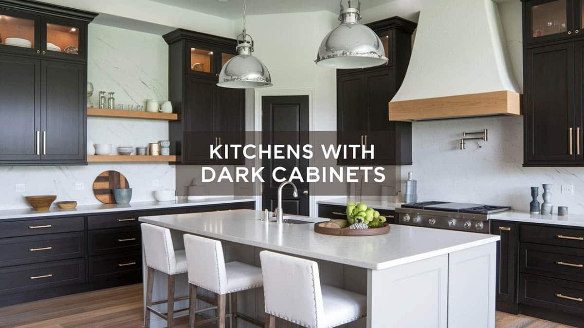 Kitchens with Dark Cabinets