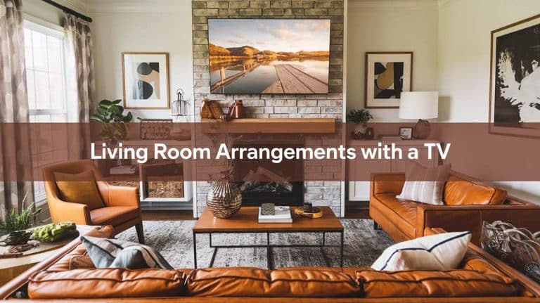 7 Best Living Room Arrangements With A TV