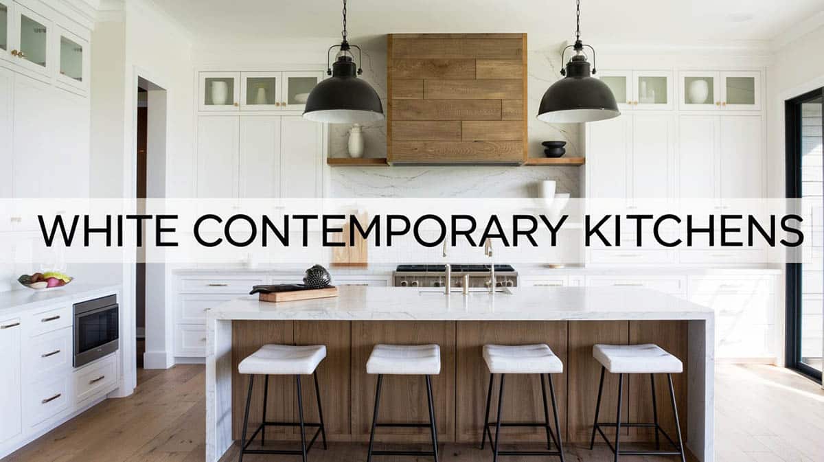 White Contemporary Kitchen Designs