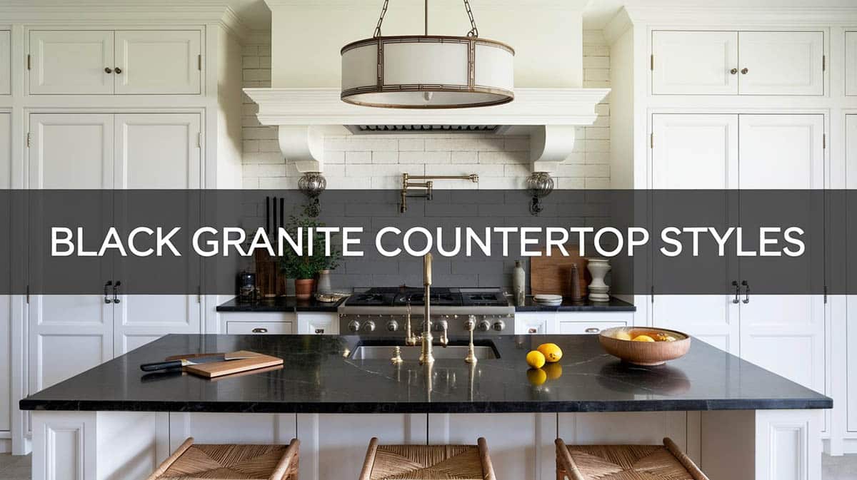 Black Granite Countertop Styles