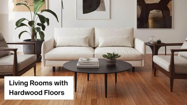 Designer Tips For Living Rooms with Hardwood Floors