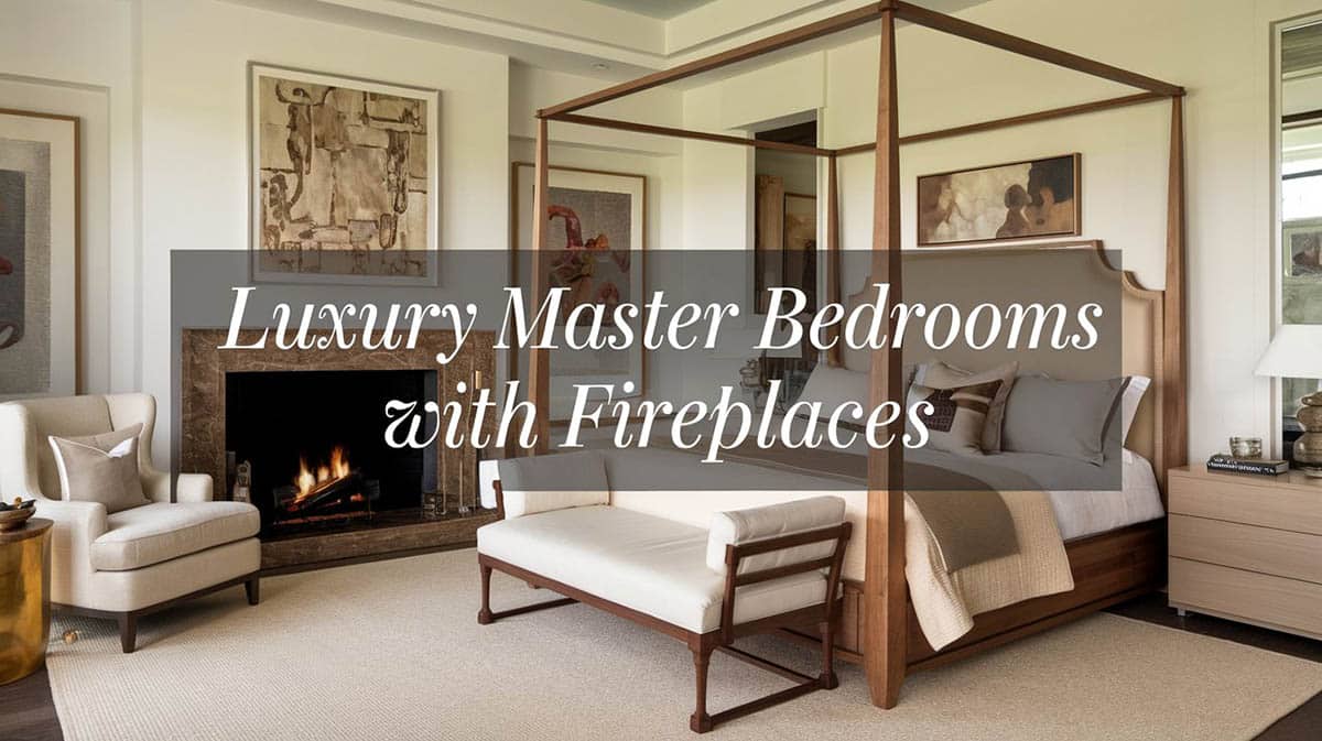 Luxury Master Bedrooms with Fireplaces