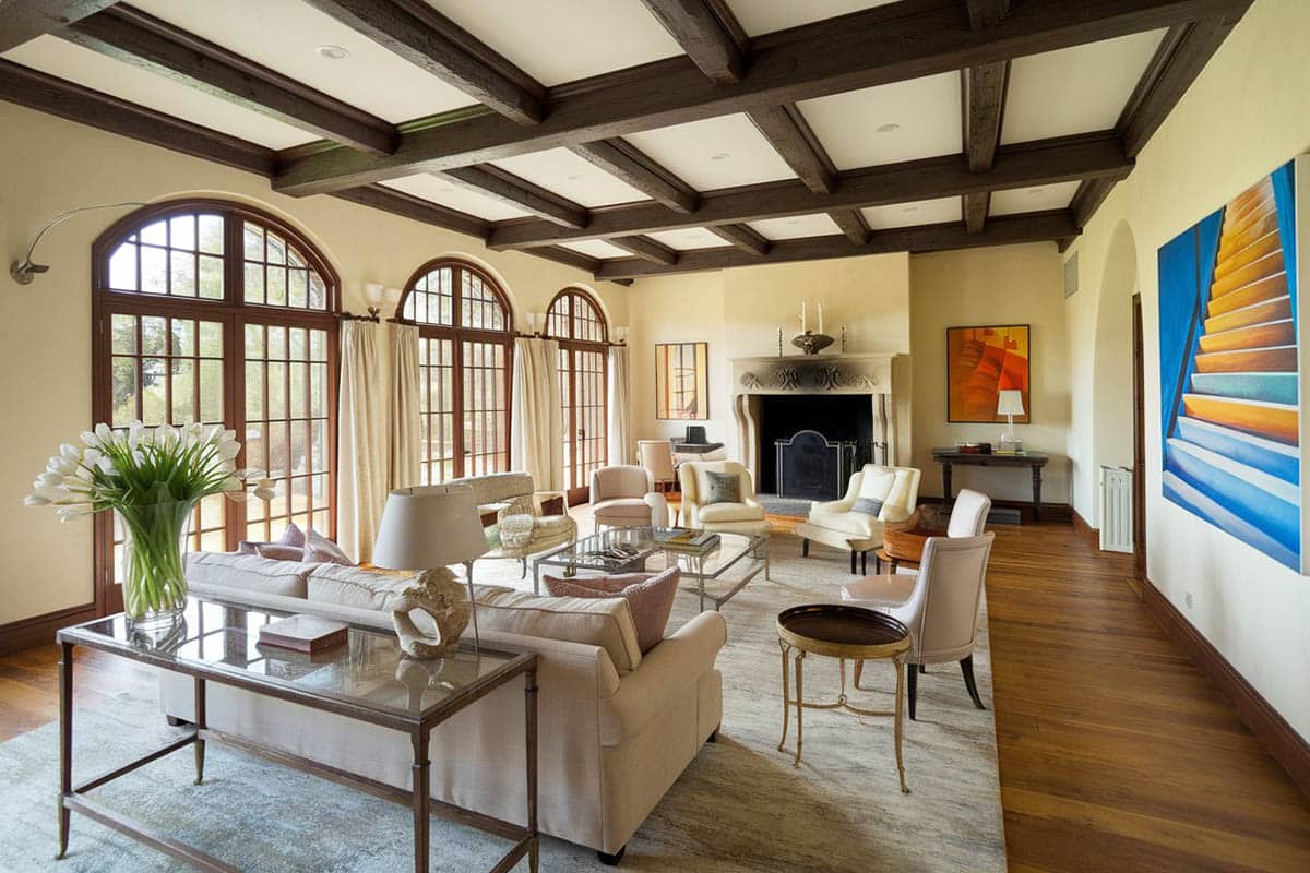 Room with solid fruit wood flooring and cream painted walls