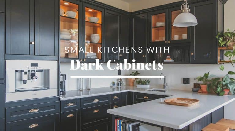 Small Kitchens with Dark Cabinets (Design Ideas)