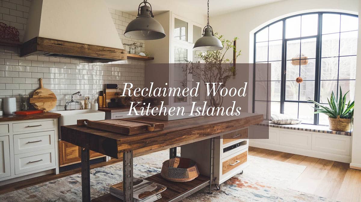 Reclaimed Wood Kitchen Islands