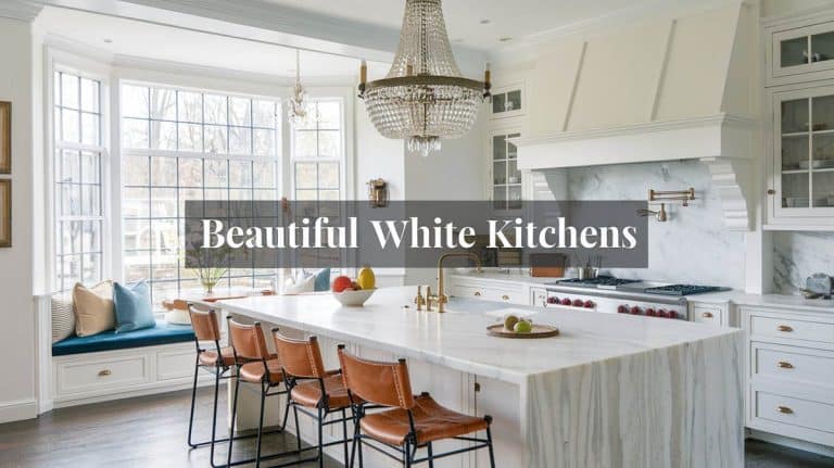 Beautiful White Kitchens (Design Ideas)