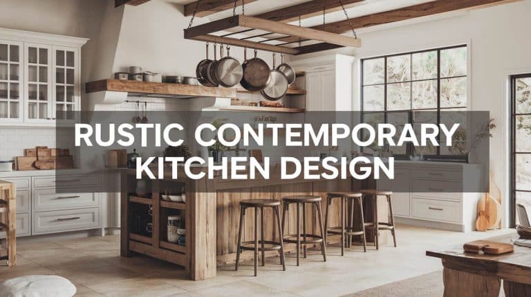 How To Get A Rustic Contemporary Kitchen Design