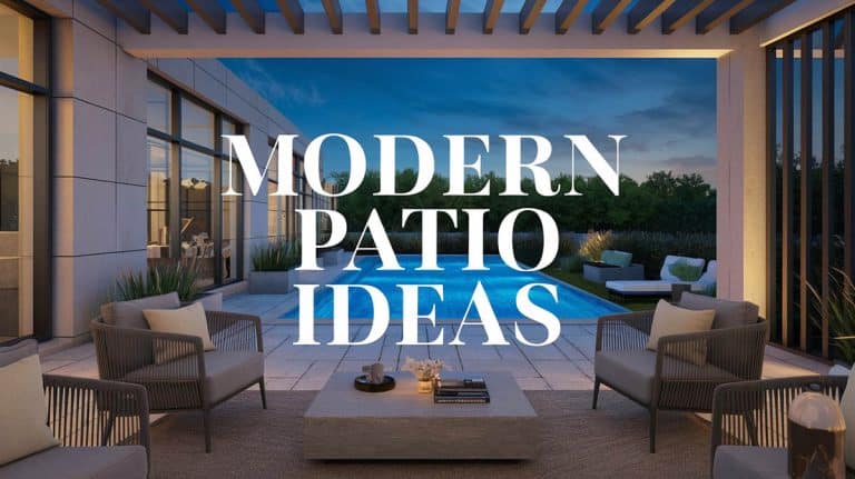 How To Create A Modern Patio Design (Designer Ideas)