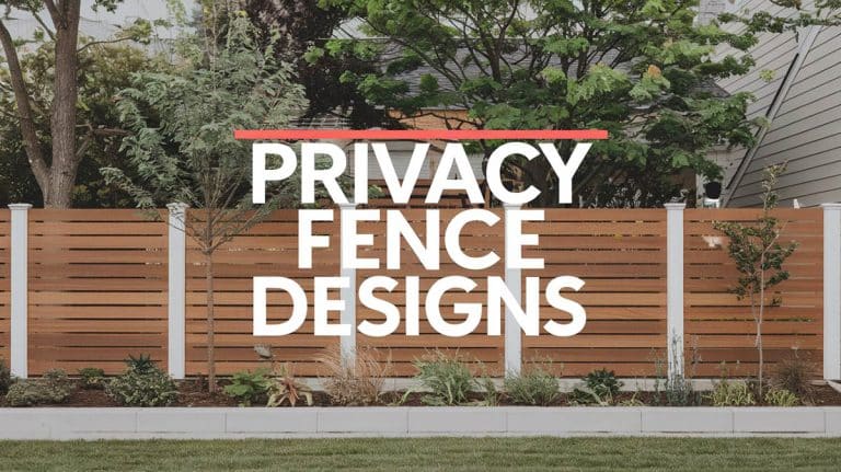 What To Know About Privacy Fences: Ideas, Designs & Buying Guide)