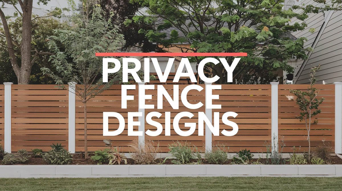 Privacy Fence Designs