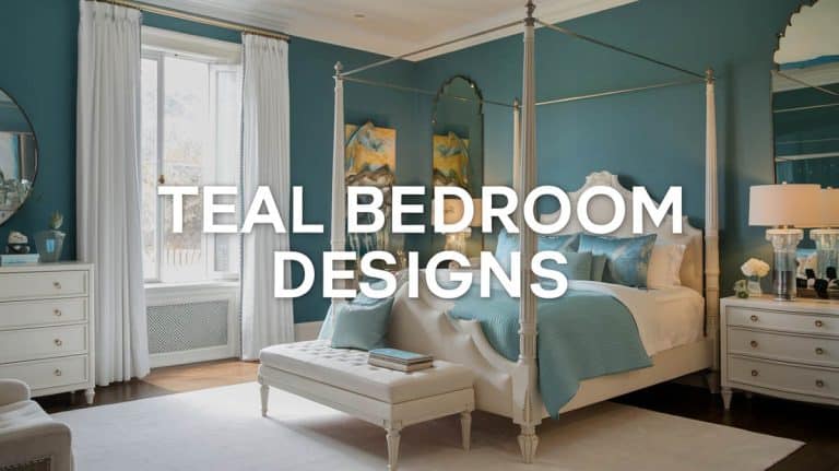 19 Teal Bedroom Ideas (Furniture & Decor Concept Pictures)