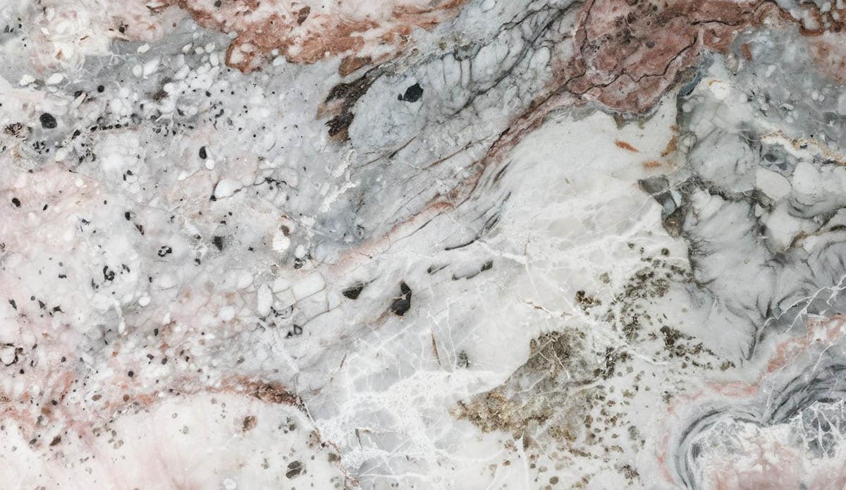 White spring granite