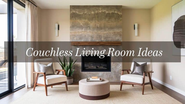 11 Versatile Couchless Living Room Ideas
