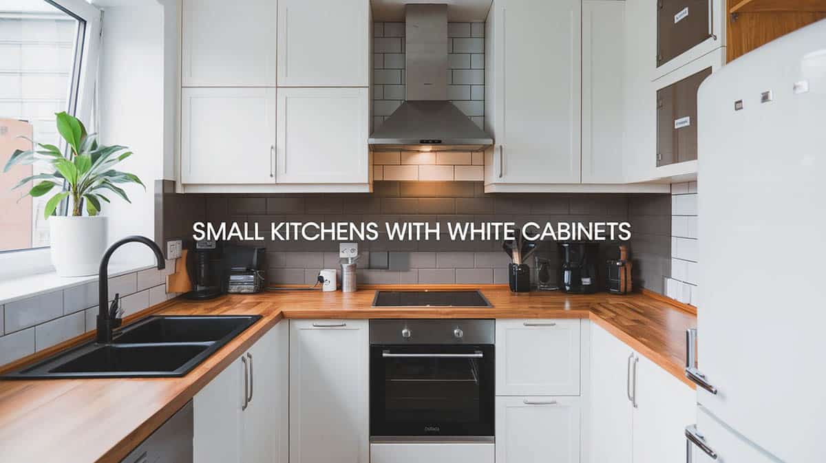 Small Kitchens With White Cabinets