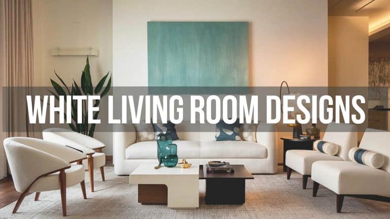 Designer Tips To Enhance Your White Living Room: Ideas & Design Pictures