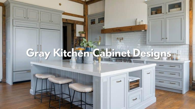 Designing With Gray Kitchen Cabinets (Color Matching & Tips)