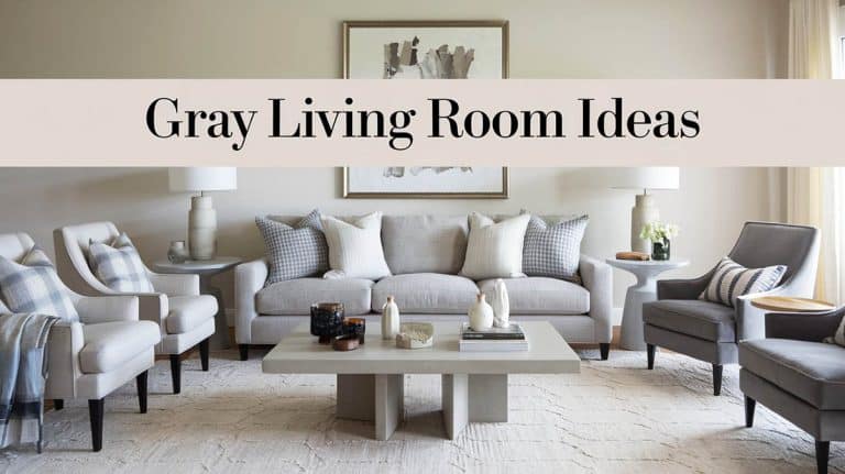 23 Gray Living Room Ideas (Design Pictures)