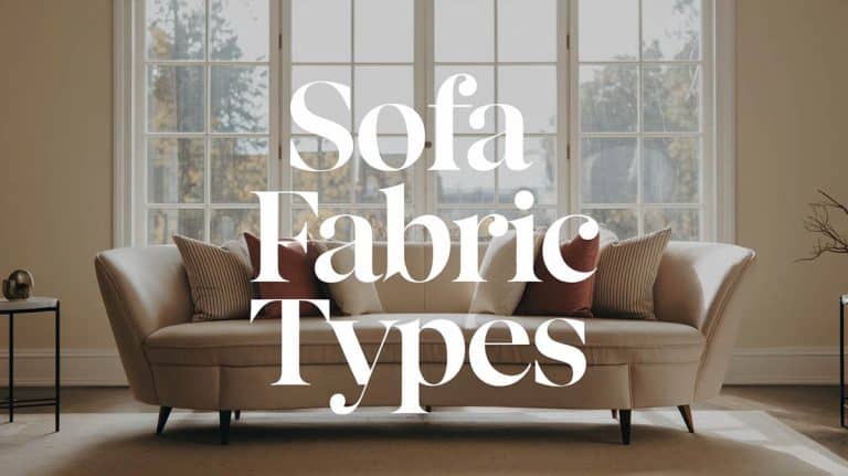 What Sofa Fabric Types To Choose? Natural vs. Synthetic