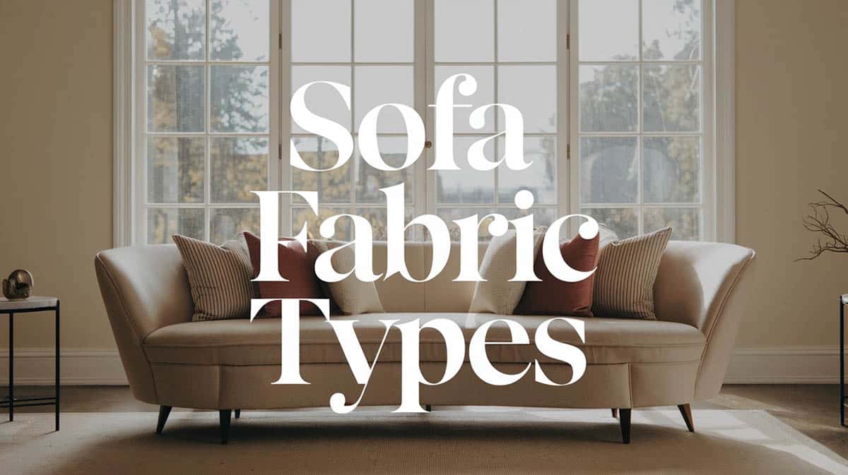 Sofa fabric types