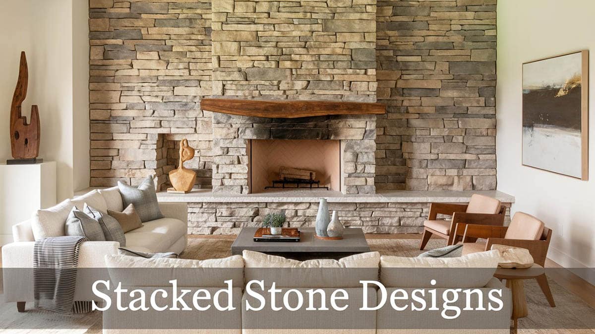 Stacked stone designs