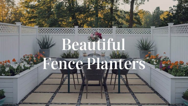 35 Beautiful Fence Planters (Decorate Your Garden Fence)
