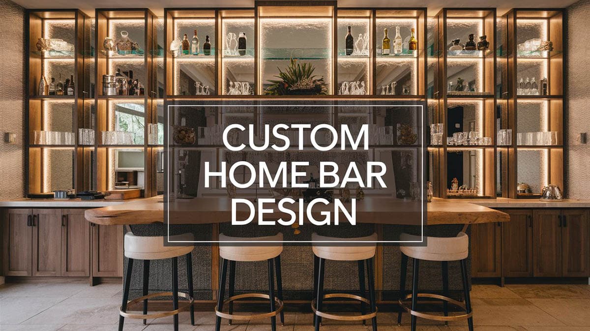 Custom home bar design