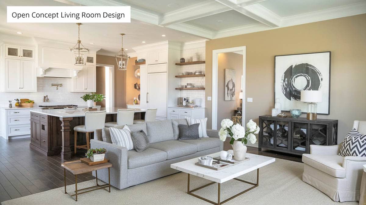 Open Concept Living Room Design