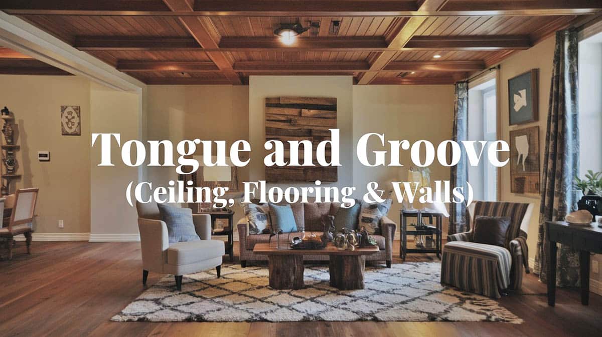 Tongue and Groove Ceiling, Flooring & Walls