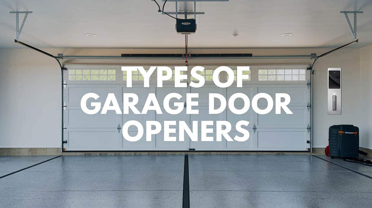 Types of garage door openers
