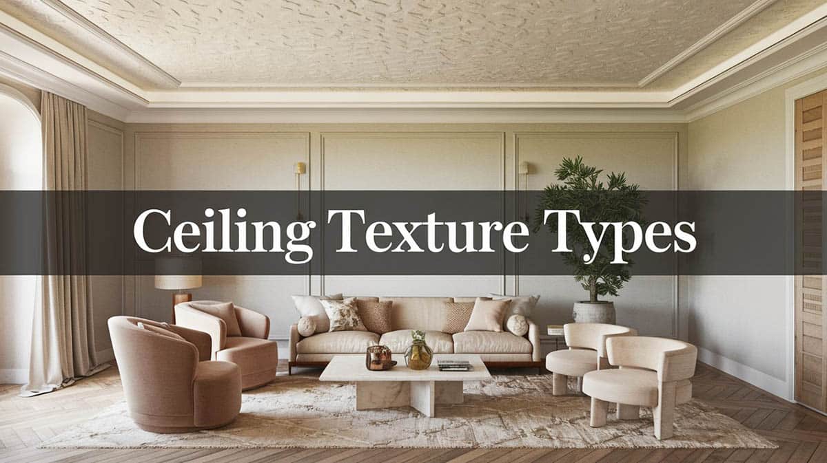 Ceiling texture types