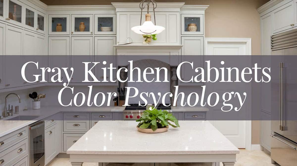 Gray Kitchen Cabinets Color Psychology