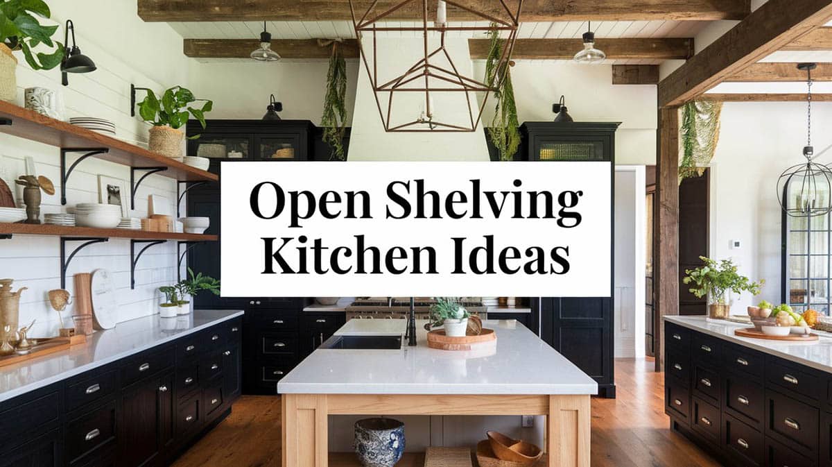 Open shelving kitchen ideas