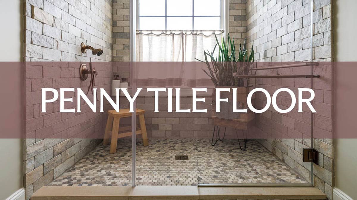 Penny tile floor