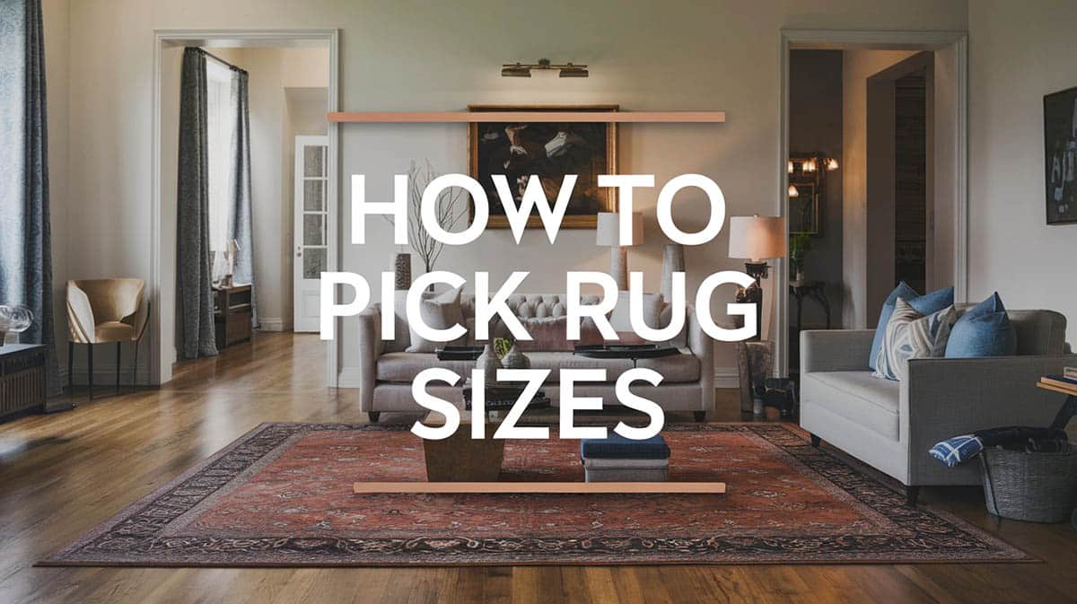 How to pick rug sizes
