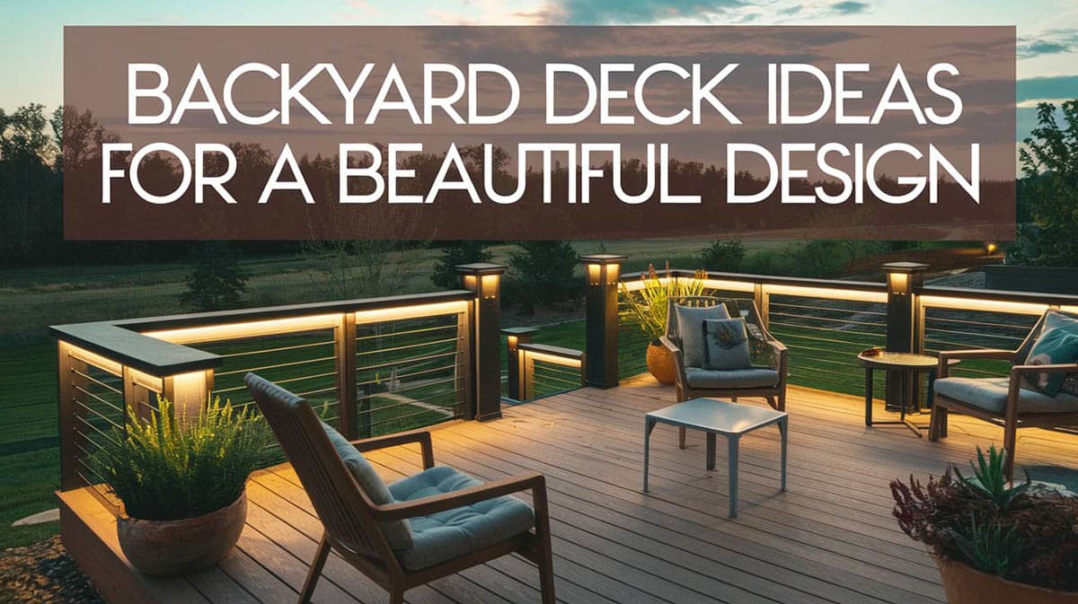 Backyard deck ideas for a beautiful design