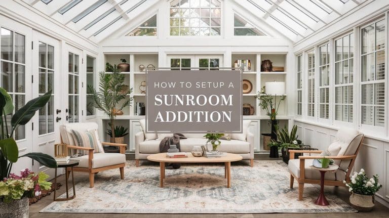 How To Setup Sunroom Addition Designs