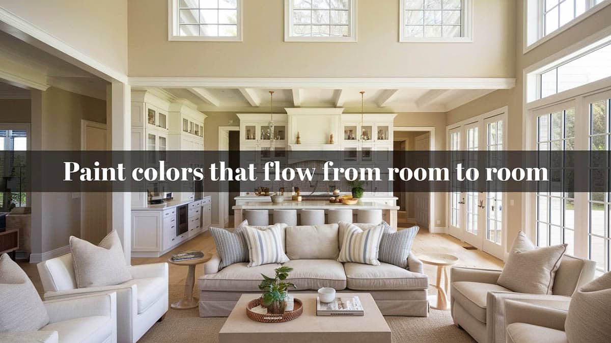 Paint colors that flow from room to room