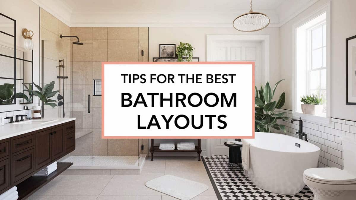 tips for the best bathroom layouts