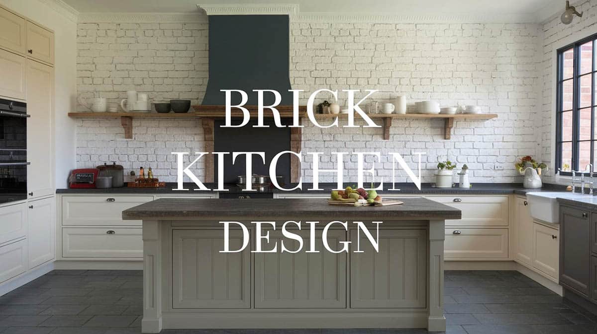 Brick kitchen design