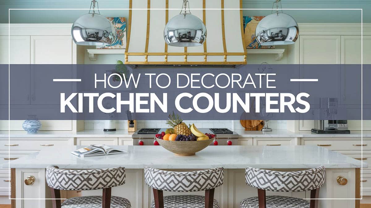 How To Decorate Kitchen Counters
