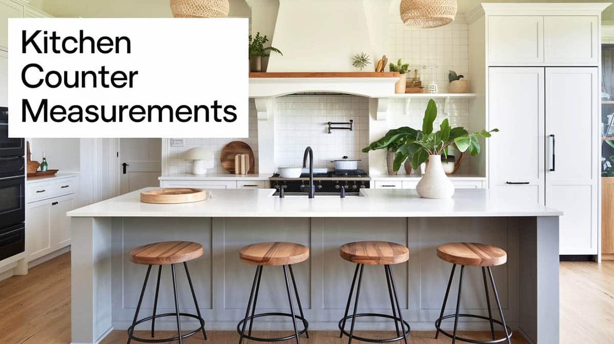 Kitchen counter measurements