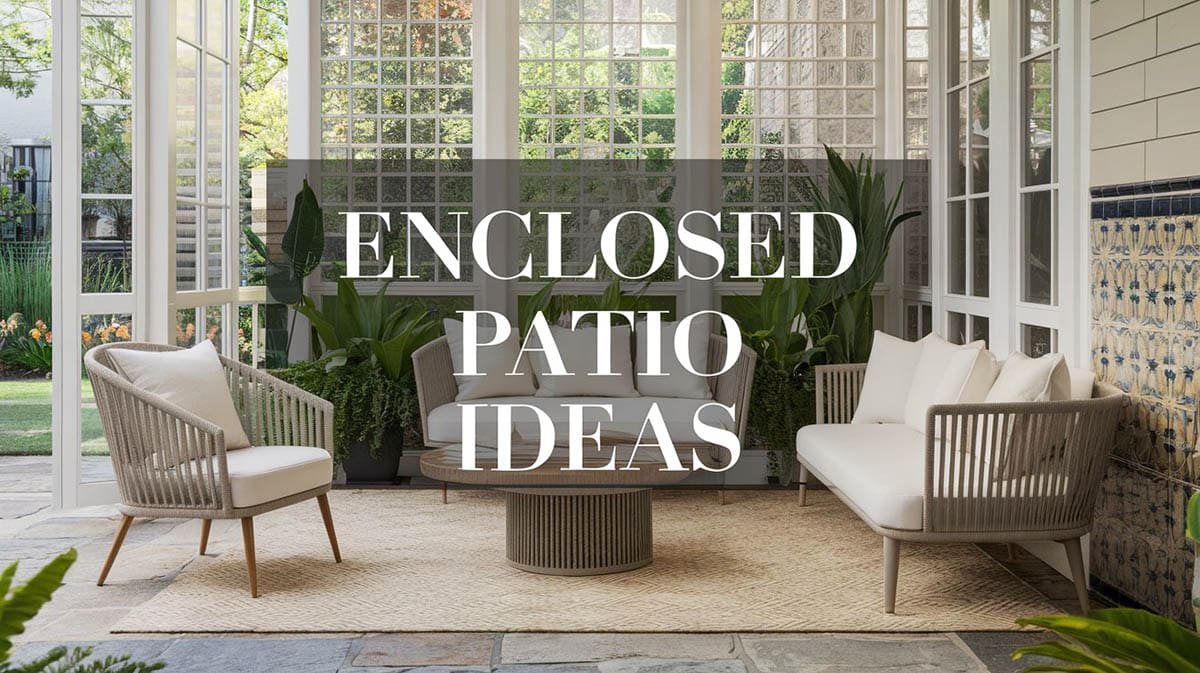 Enclosed patio ideas
