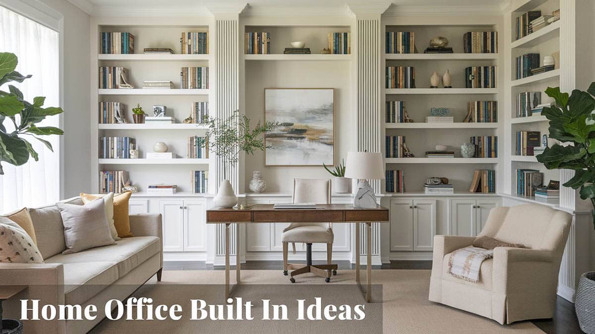 Home office built-in ideas