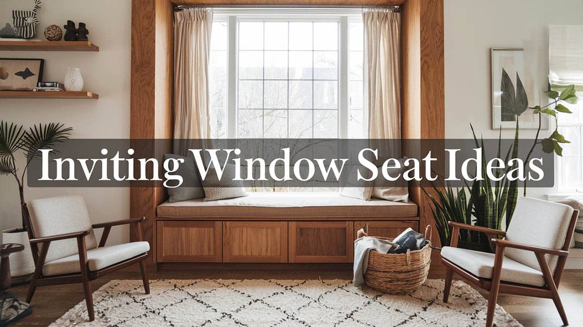 Inviting Window Seat Ideas