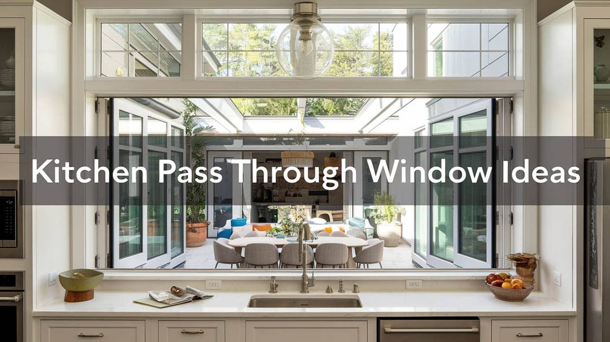 Kitchen pass through window ideas