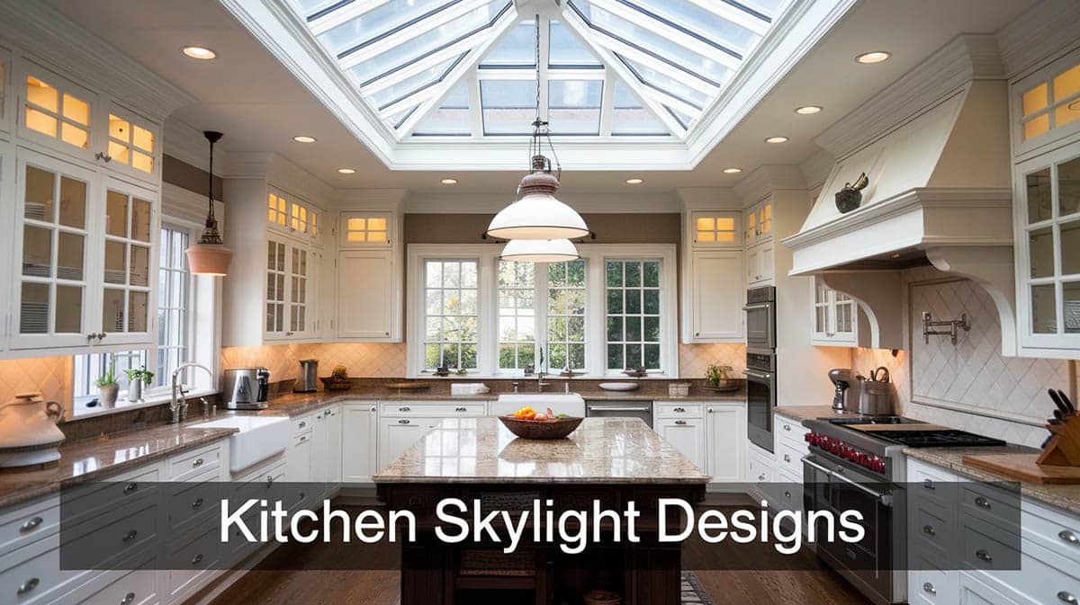 Kitchen skylight designs